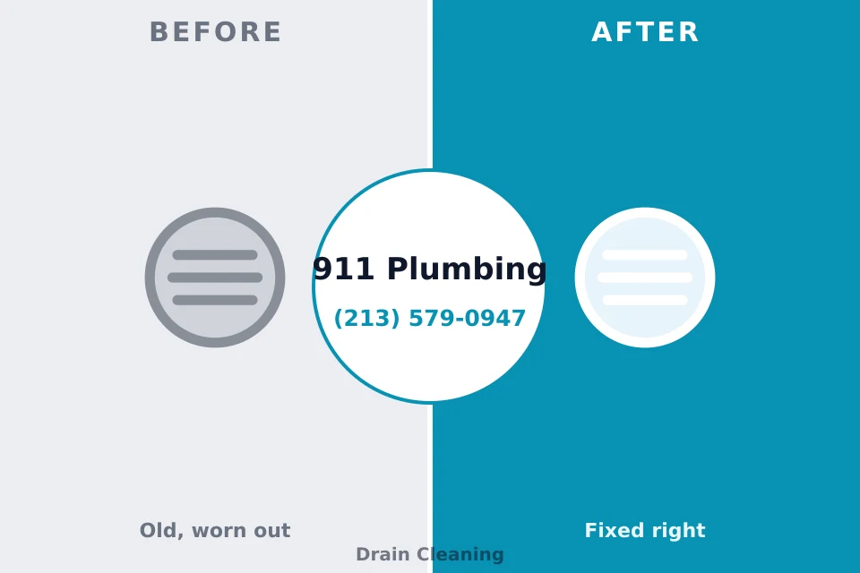Before and after: plumbing company Corning, IA